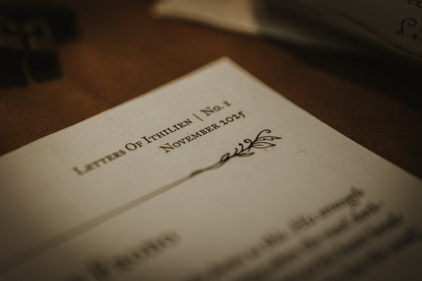 Letters of Ithilien - A Monthly Mail Club